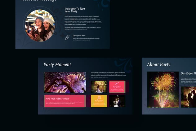 新年快乐开年工作启动会议Keynote模板 - 顶尖PPT