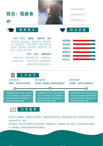 个人求职简历word模板 - 顶尖PPT