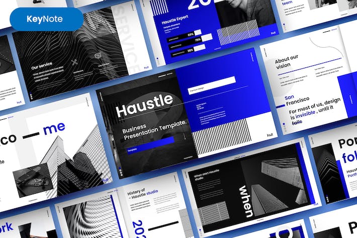 初创企业融资路演商业计划书Keynote模板 - 顶尖PPT