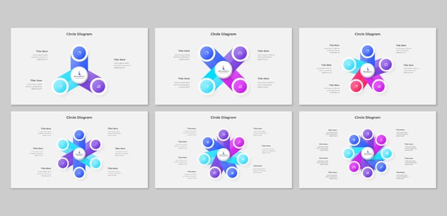 循环动画PowerPoint信息图形模板 - 顶尖PPT