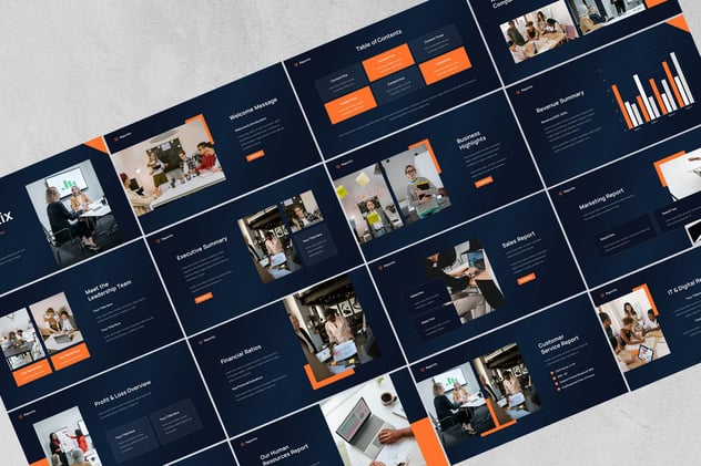 公司报告年度工作总结Keynote模板 - 顶尖PPT