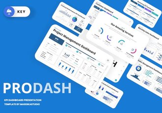 业务数据汇报绩效监控keynote模板 - 顶尖PPT