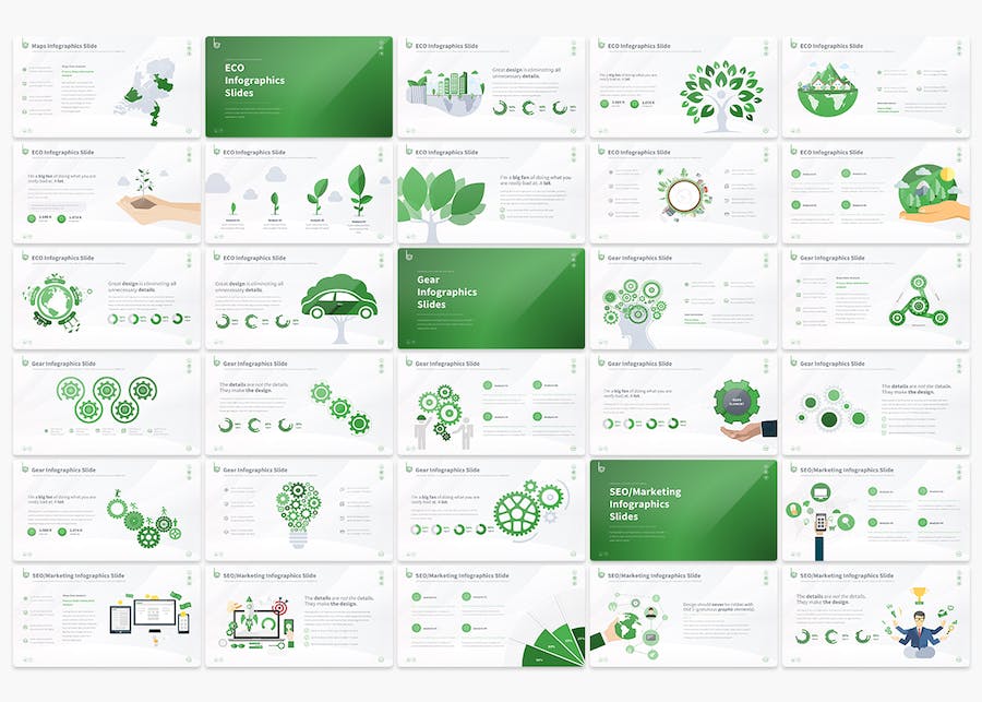 国外高端商业数据分析金字塔箭头图形图表keynote模板 - 顶尖PPT