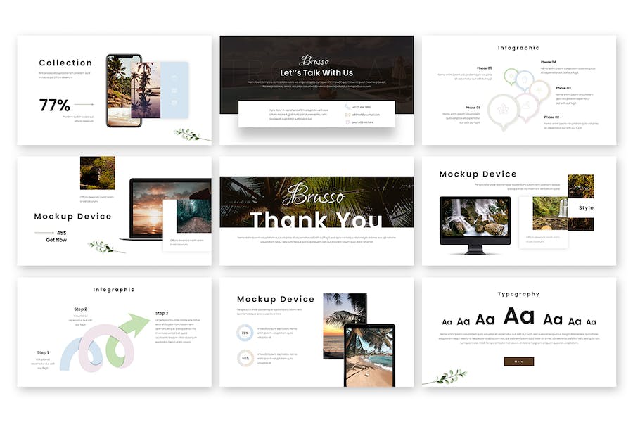 国外旅游度假keynote模板 - 顶尖PPT