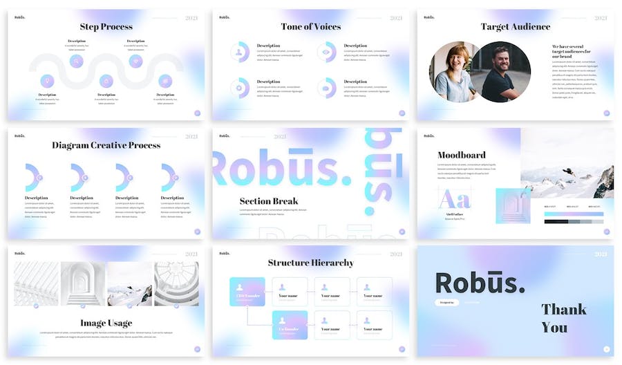 品牌指南设计提案PowerPoint-模板 - 顶尖PPT