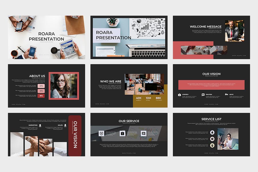 简约多用途项目报告团队展示PPT模板 - 顶尖PPT