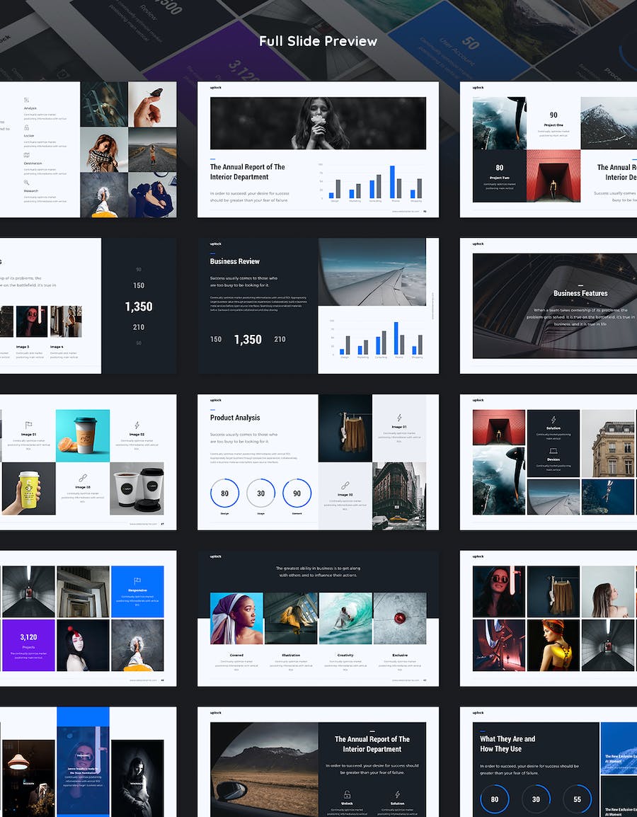 企业营销策划数据分析多用途keynote模板 - 顶尖PPT