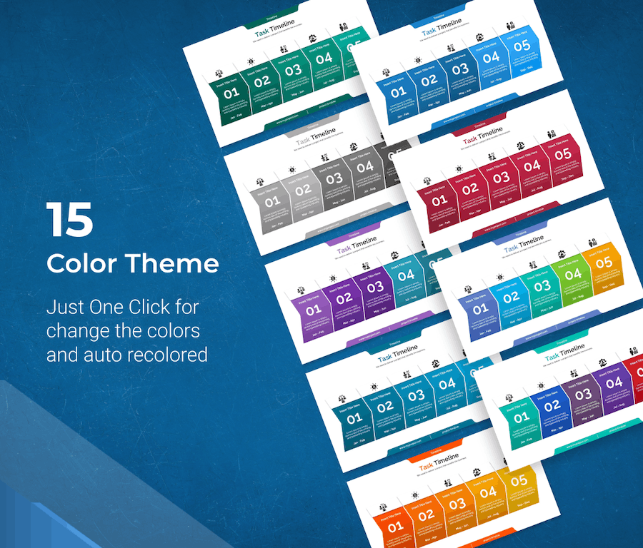 项目时间线报告PPT模板 - 顶尖PPT