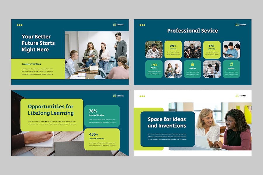 在线教育培训课程学习PPT模板 - 顶尖PPT