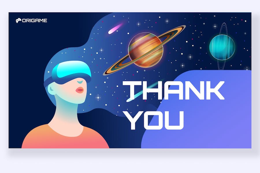 游戏演播室主题演讲keynote模板 - 顶尖PPT