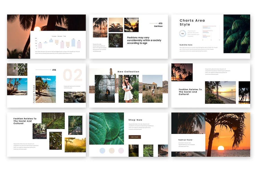 国外旅游度假keynote模板 - 顶尖PPT