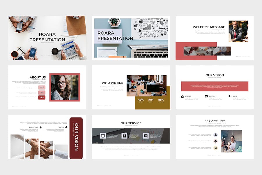 简约多用途项目报告团队展示PPT模板 - 顶尖PPT