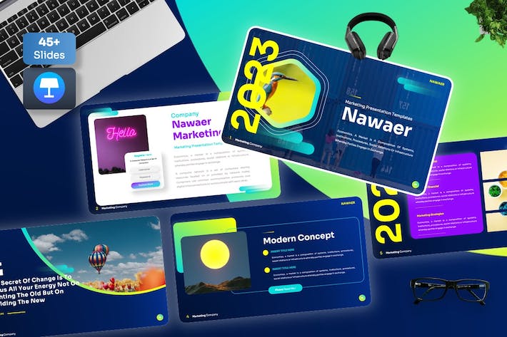 市场营销策划方案国外keynote模板 - 顶尖PPT