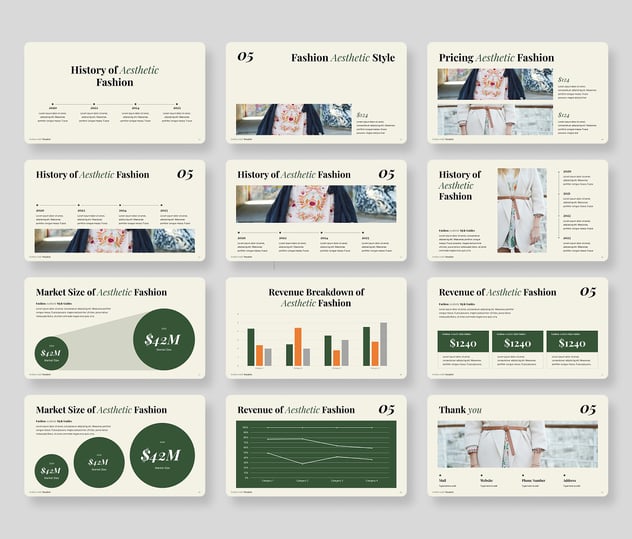 审美时尚指南PowerPoint模板 - 顶尖PPT