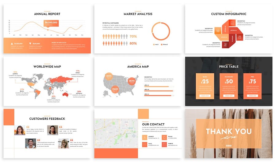 时尚服装品牌展示推广PPT模板 - 顶尖PPT