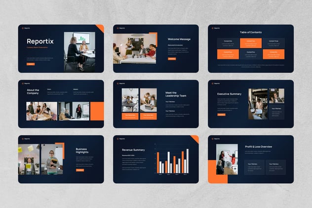 公司报告年度工作总结Keynote模板 - 顶尖PPT