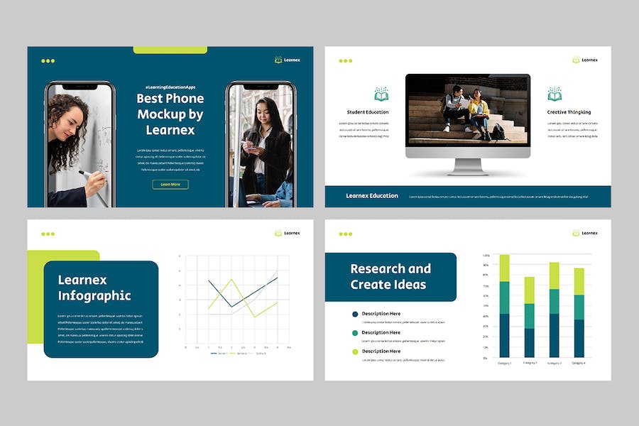 在线教育培训课程学习PPT模板 - 顶尖PPT