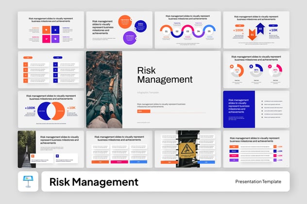 风险管理主题keynote模板 - 顶尖PPT
