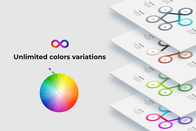 循环动画PowerPoint信息图形模板 - 顶尖PPT