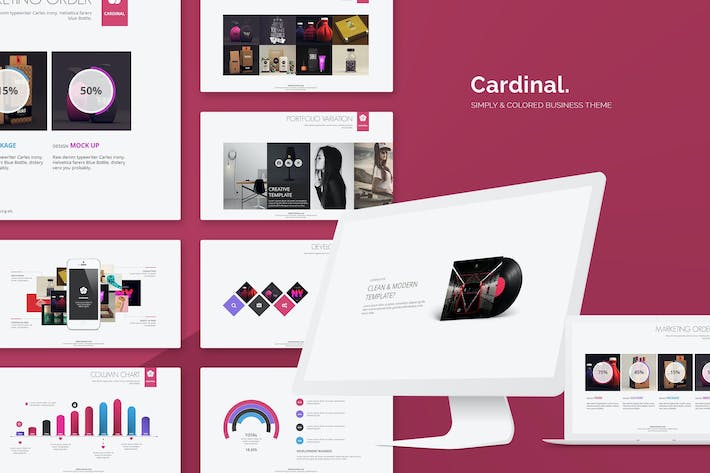 创意商业合作年计划总结汇报通用keynote模板 - 顶尖PPT