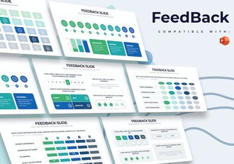 商业客户反馈意见收集信息图表PPT模板 - 顶尖PPT