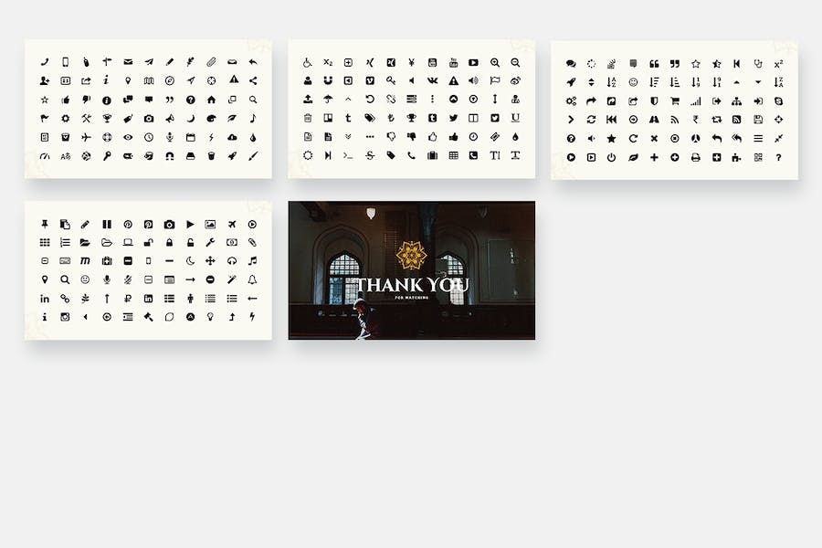 伊斯兰文化风格展示PPT模板 - 顶尖PPT