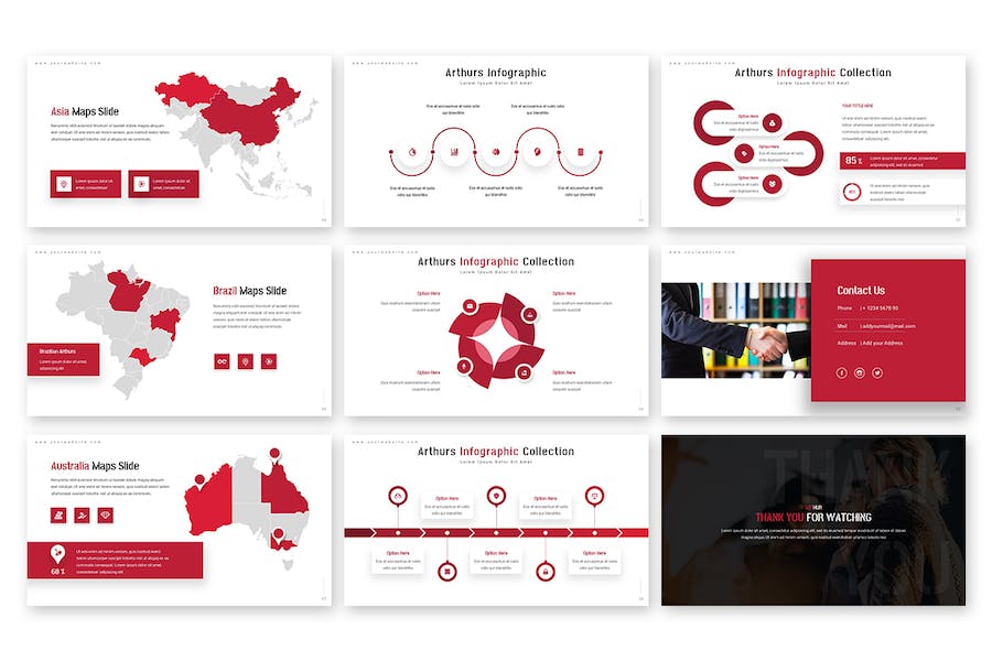 创意设计作品集视觉展示PPT模板 - 顶尖PPT
