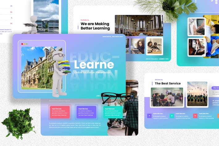 学习教育创意keynote模板 - 顶尖PPT