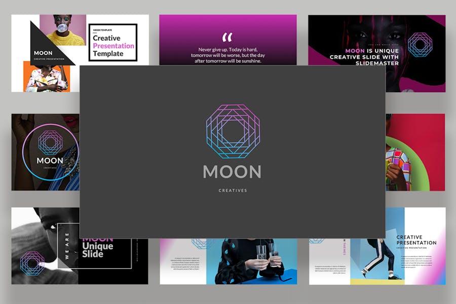 科技创意艺术设计品牌宣传PPT模板 - 顶尖PPT