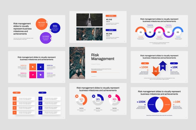 风险管理主题keynote模板 - 顶尖PPT