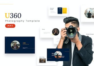 科技感设计展示PPT模板 - 顶尖PPT