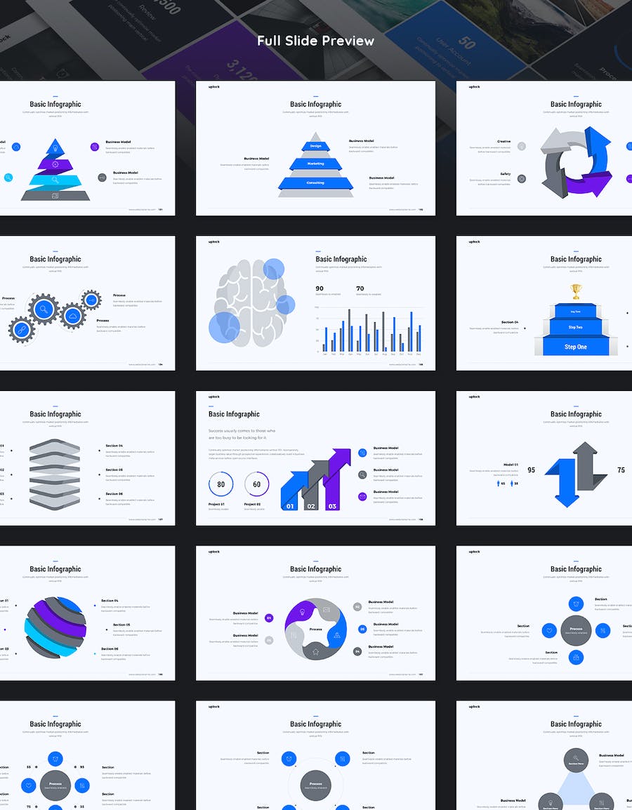企业营销策划数据分析多用途keynote模板 - 顶尖PPT