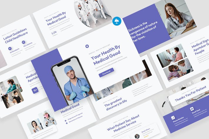 医学研究患者医疗保健检查keynote模板 - 顶尖PPT