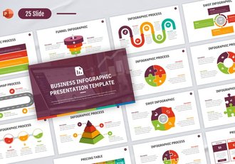 商业信息图PowerPoint模板 - 顶尖PPT