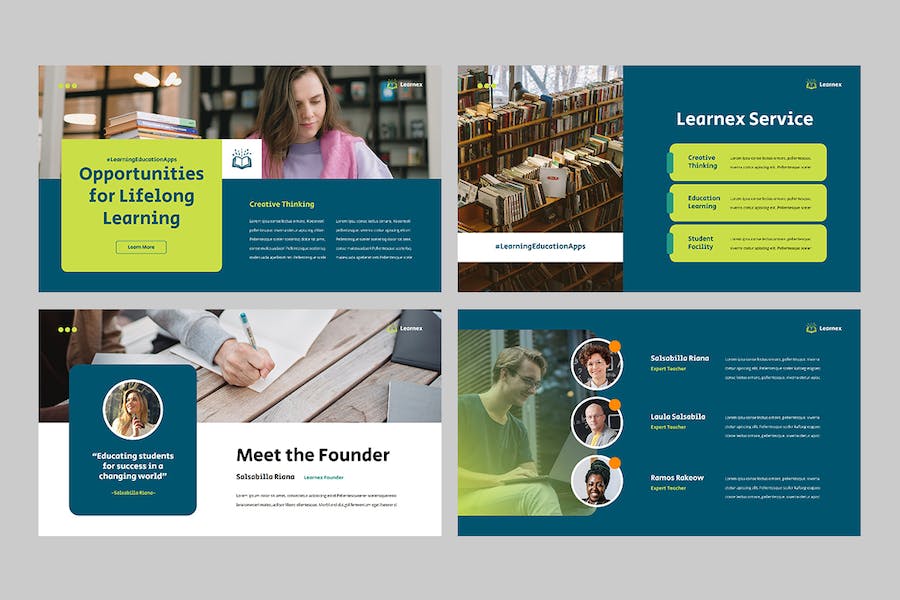 在线教育培训课程学习PPT模板 - 顶尖PPT