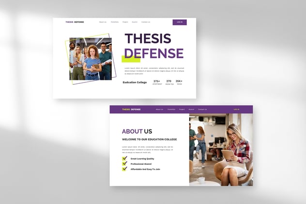 大学教育主题毕业论文答辩报告keynote模板 - 顶尖PPT