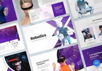 人工智能技术创新应用讲述Keynote模板 - 顶尖PPT