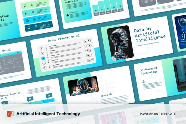 ai人工智能技术ppt模板 - 顶尖PPT