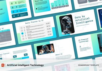 ai人工智能技术ppt模板 - 顶尖PPT
