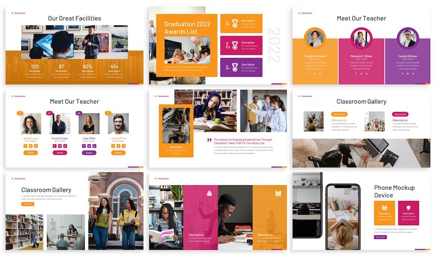 国外大学教育宣传介绍毕业论文答辩PPT模板 - 顶尖PPT