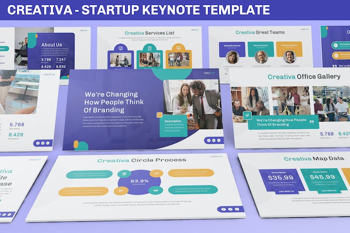 新公司团队介绍市场前景融资计划keynote模板 - 顶尖PPT