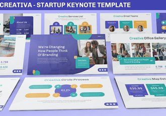 新公司团队介绍市场前景融资计划keynote模板 - 顶尖PPT