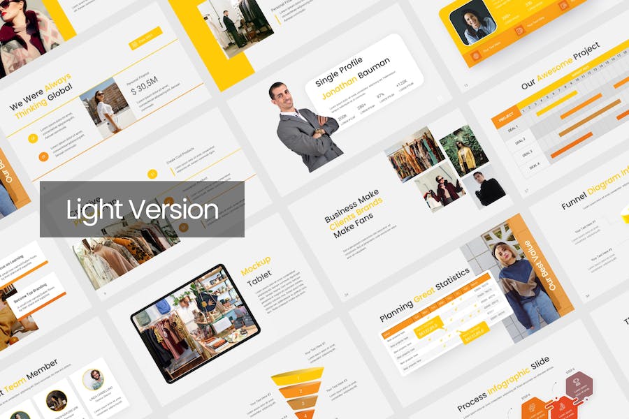 时尚美学极简风格keynote模板 - 顶尖PPT