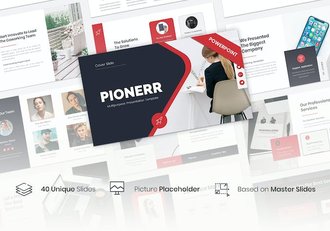 广告行业多用途演示文稿展示PPT模板 - 顶尖PPT