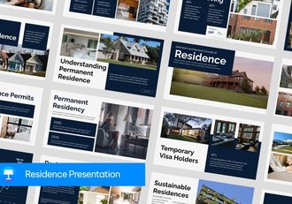 住宅地产品牌居住服务Keynote模板 - 顶尖PPT