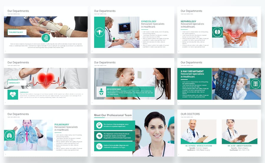 医疗诊疗专业讲座Keynote模板 - 顶尖PPT