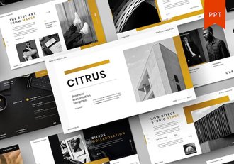 水果生鲜农产品电商销售PPT模板 - 顶尖PPT