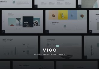 简约风格业务合作展示keynote模板 - 顶尖PPT