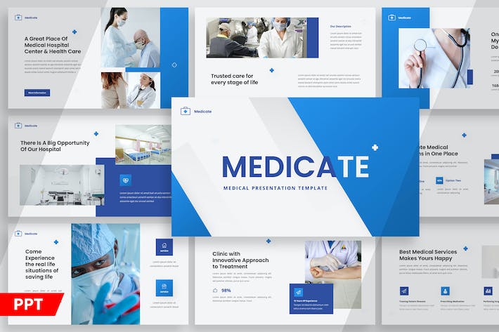 医疗医药诊疗推介PPT模板 - 顶尖PPT