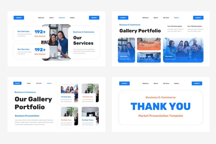 电商商务平台运营推广Keynote模板 - 顶尖PPT